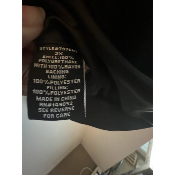 Fashion Nova Quilted Cropped Puffer Jacket Womens 2X Black - Picture 6 of 7